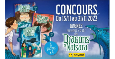 Familiscope: 4 lots de 3 livres jeunesse "Dragons de Nalsara" à gagner
