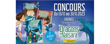 Familiscope: 4 lots de 3 livres jeunesse "Dragons de Nalsara" à gagner