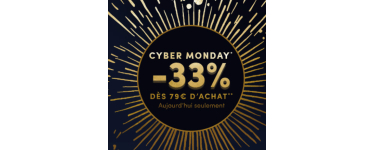 Marionnaud: 33% de réduction dès 79€ d'achat pour Cyber Monday
