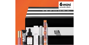 Sephora: 6 mini produits en cadeau dès 85€ d'achat via l'application
