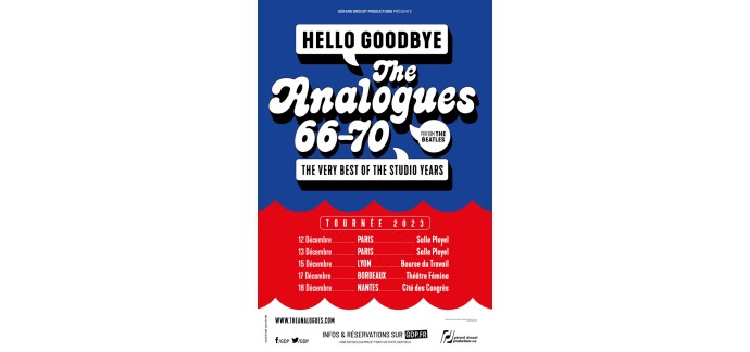 Sortiraparis.com: 3 lots de 2 invitations pour le spectacle "The Analogues" à Paris à gagner