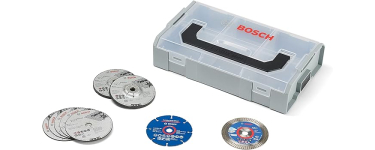 Amazon: Coffret Mini L-Boxx + 9 disques 76mm Bosch Professional à 30,99€
