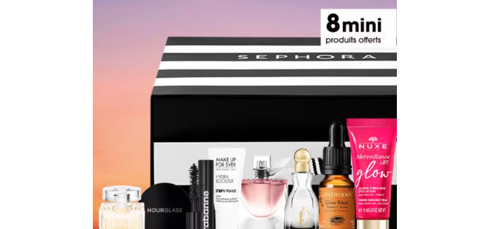Sephora: 8 mini produits en cadeau dès 100€ d'achat