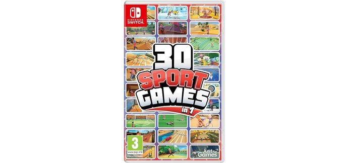 Amazon: Jeu 30 Sport Games in 1 sur Nintendo Switch à 19,90€