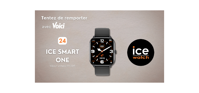 Voici: 24 montres ICE Smart One à gagner