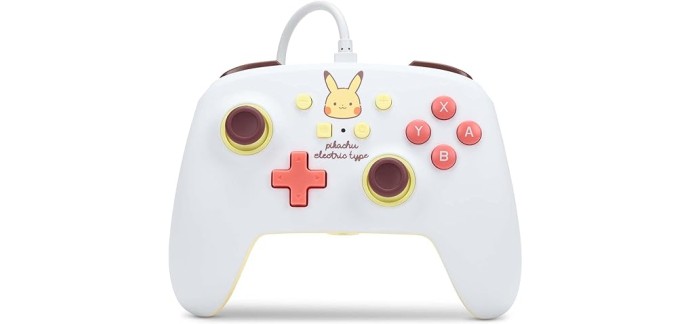 Amazon: Manette filaire PowerA pour Nintendo Switch - Pikachu Electric Type à 27,99€