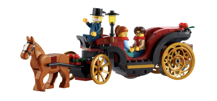 LEGO: LEGO® La promenade hivernale en calèche (40603) offert dès 150€ d'achat