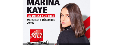 Sortiraparis.com: 2 invitations pour le concert privé de Marina Kaye au Grand Studio RTL2 à gagner