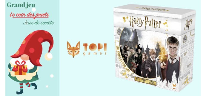 Femme Actuelle: 30 boites du jeu "Harry Potter, une année à Poudlard" à gagner