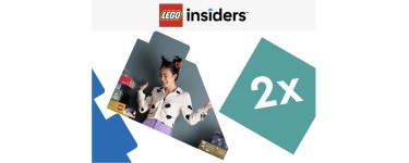 LEGO: Points de fidélité LEGO Insiders x 2 pour toute commande du 20 au 24 Janvier
