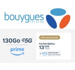 B&You: Forfait mobile 5G Appels/SMS/MMS illimités + 130Go à 13,99€/mois + 6 mois à Amazon Prime offerts