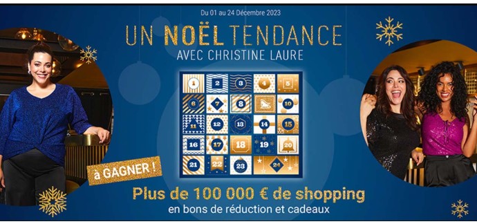 Christine Laure: Calendrier de l'Avent : des cartes cadeaux, 125 écharpes, 125 bonnets et d'autres lots à gagner