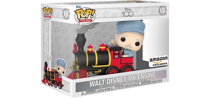 Amazon: Figurine Funko Pop Walt Disney on Engine à 19,99€