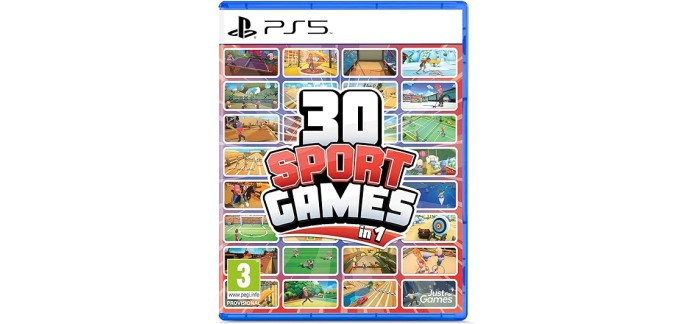 Amazon: Jeu 30 Sport Games in 1 sur PS5 à 19,99€