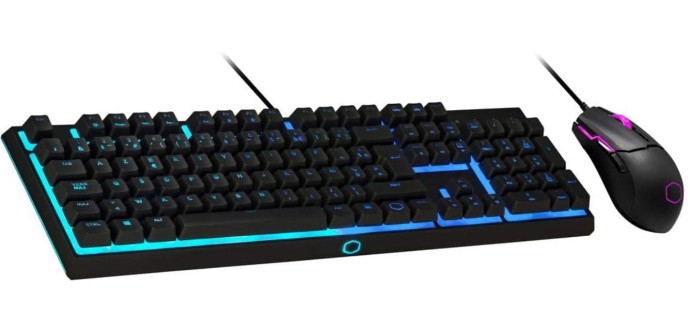 Amazon: Combo Clavier & Souris Gaming Cooler Master MS110 RGB à 55€