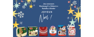 Magazine Maxi: 2 lots de produits gourmands Nutella, Kinder et Delacre à gagner