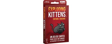 Amazon: Jeu de société Exploding Kittens - Edition 2 joueurs à 9,95€ 
