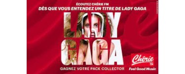 Chérie FM: 2 pack collector "Lady Gaga" comportant des albums CD + 1 sweat + 1 t-shirt à gagner