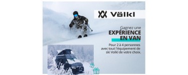 Glisshop: Un week-end en van équipé avec l'équipement de ski Volkl de votre choix à gagner