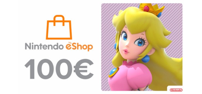 Instant Gaming: Carte Nintendo eShop 100€ - Europe à 91,99€