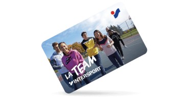 Intersport: 5€ offerts dès 30€ d'achat avec la carte de fidélité