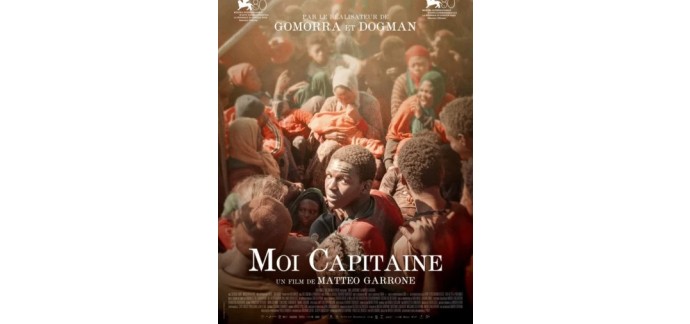 Culturellement Vôtre: 5 lots de 2 places de cinéma pour le film "Moi Capitaine" à gagner