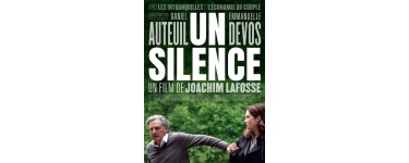 FranceTV: 45 x 4 places de cinéma pour le film "Un Silence" à gagner