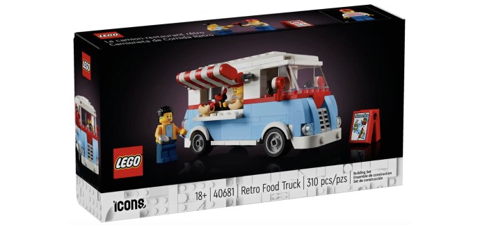 LEGO: Le food-truck rétro (40681)  LEGO® Icons offert dès 190€ d'achat