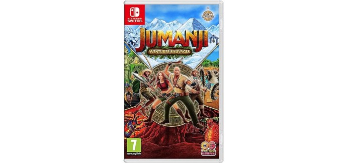 Amazon: Jeu Jumanji - Aventures Sauvages sur Nintendo Switch à 20,93€