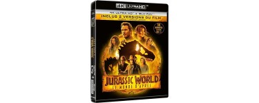 Amazon: Jurassic World : Le Monde d'après en 4K Ultra HD + Blu-ray à 9,99€