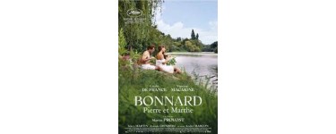 Carrefour: 100 lots de 2 places de cinéma pour le film "Bonnard" à gagner