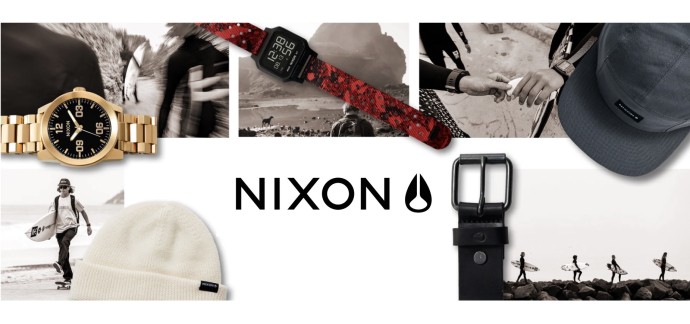 Nixon: Jusqu'à -50% sur une sélection de modèles pendant la vente de fin de saison