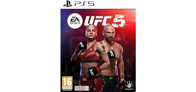 Amazon: Jeu EA SPORTS UFC 5 Standard Edition sur PS5 à 47,02€