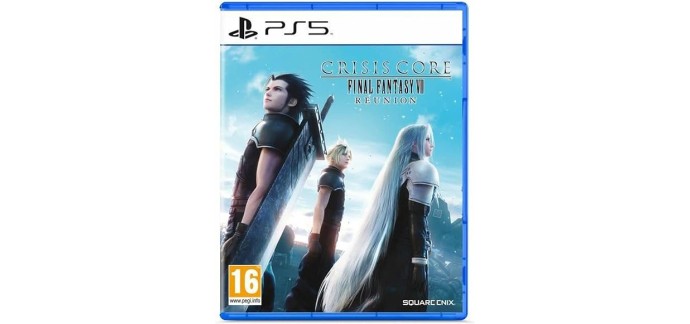 Amazon: Jeu Crisis Core Final Fantasy VII Reunion sur PS5 à 24,99€