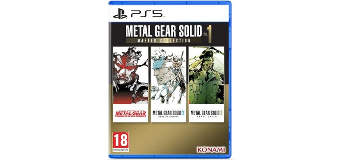 Amazon: Jeu Metal Gear Solid Master Collection Vol. 1 sur PS5 à 42€