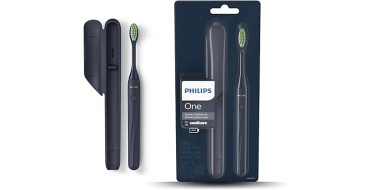Amazon: Brosse à dents à piles Philips One by Sonicare HY1100/04 - Bleu nuit à 19,99€
