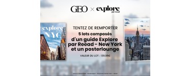 GEO: 5 X 1 guide "Explore New York" + 1 posterlounge à gagner