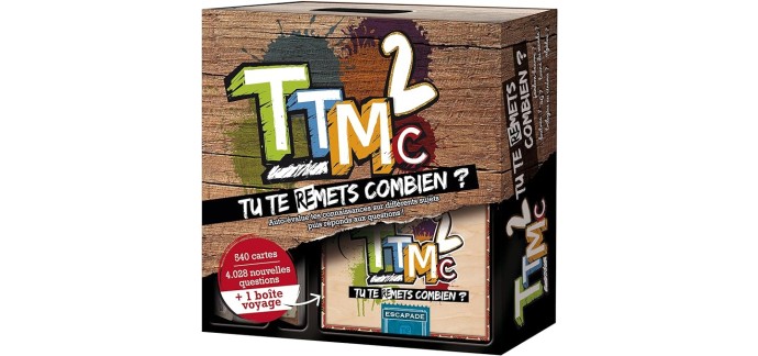 Amazon: Jeu de société TTMC2 - Tu Te (RE) Mets Combien ? à 23,33€