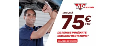 Groupon: Payez 50€ le bon d'achat de 100€ (ou 75€ pour 150€) à utiliser dans les garages AD