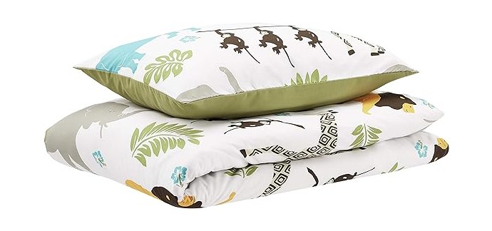 Amazon: Parure de lit pour enfant Amazon Basics 2 pièces 100 x 135cm + 40 x 60cm à 16,38€