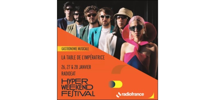 LeFooding: 1 lot de 2 invitations pour un concert de l'Hyper Week-end Festival à gagner