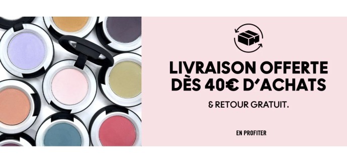 MAC Cosmetics: Livraison offerte dès 40€ d'achat