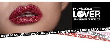MAC Cosmetics: Points de fidélité doublés lors de votre premier achat avec le programme M·A·C LOVER