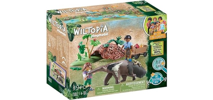 Amazon: Playmobil Wiltopia Fourmiliers - 71012 à 9,11€