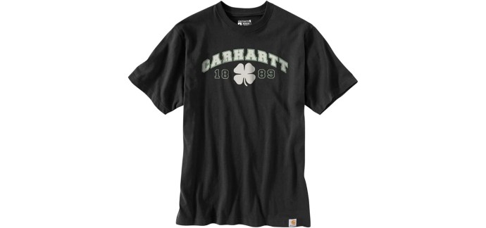 Amazon: T-Shirt Homme Carhartt Relaxed Fit Heavyweight Short-Sleeve Shamrock à 12,49€