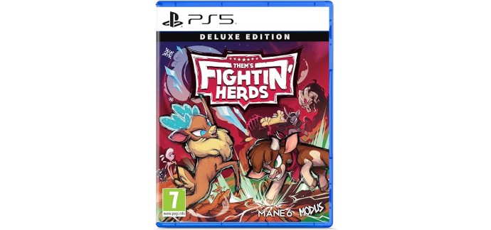 Amazon: Jeu Them's Fightin' Herds Deluxe Edition sur PS5 à 16,49€