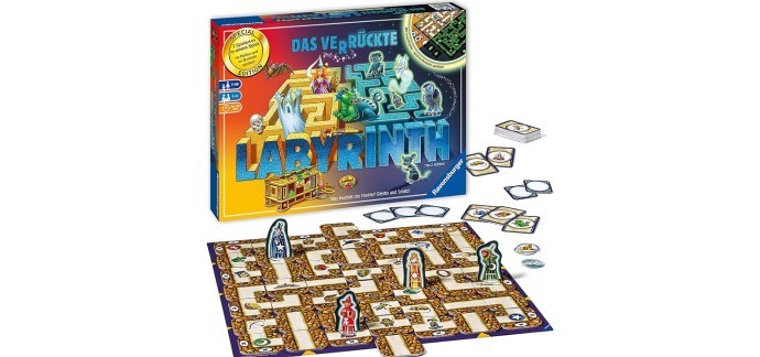 Amazon: Jeu de société Le Labyrinthe Fou - Version Anniversaire à 30,41€