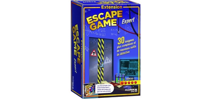 Amazon: Jeu Dujardin Escape Game - L'Extension Experts à 8,75€