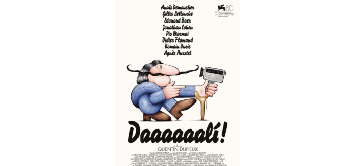BNP Paribas: 5 x 2 places de cinéma pour le film "Daaaaaali" à gagner