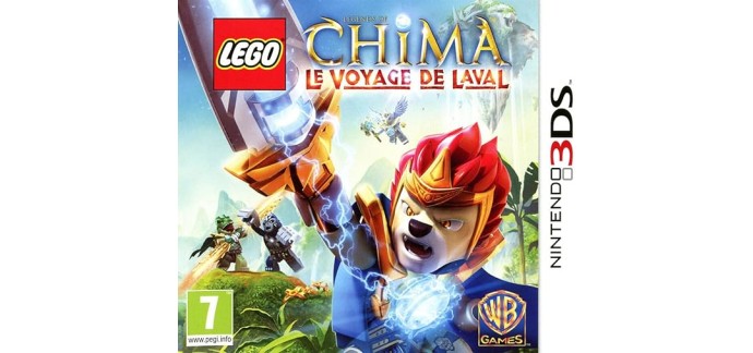 Amazon: Jeu Lego Chima : Le Voyage de Laval sur Nintendo 3DS à 7,02€